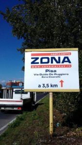 Pubblidea Srl Pisa: Cartelli pubblicitari stradali